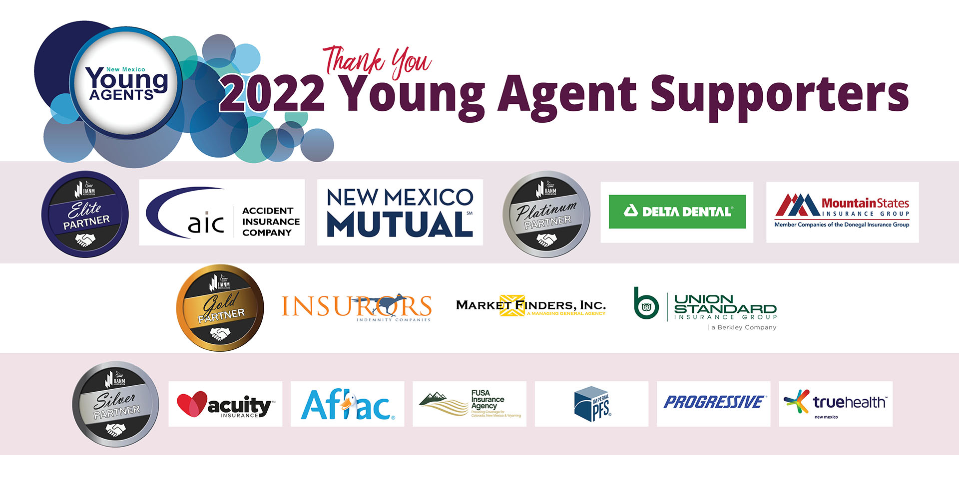 2022 Young Agent Supporters website