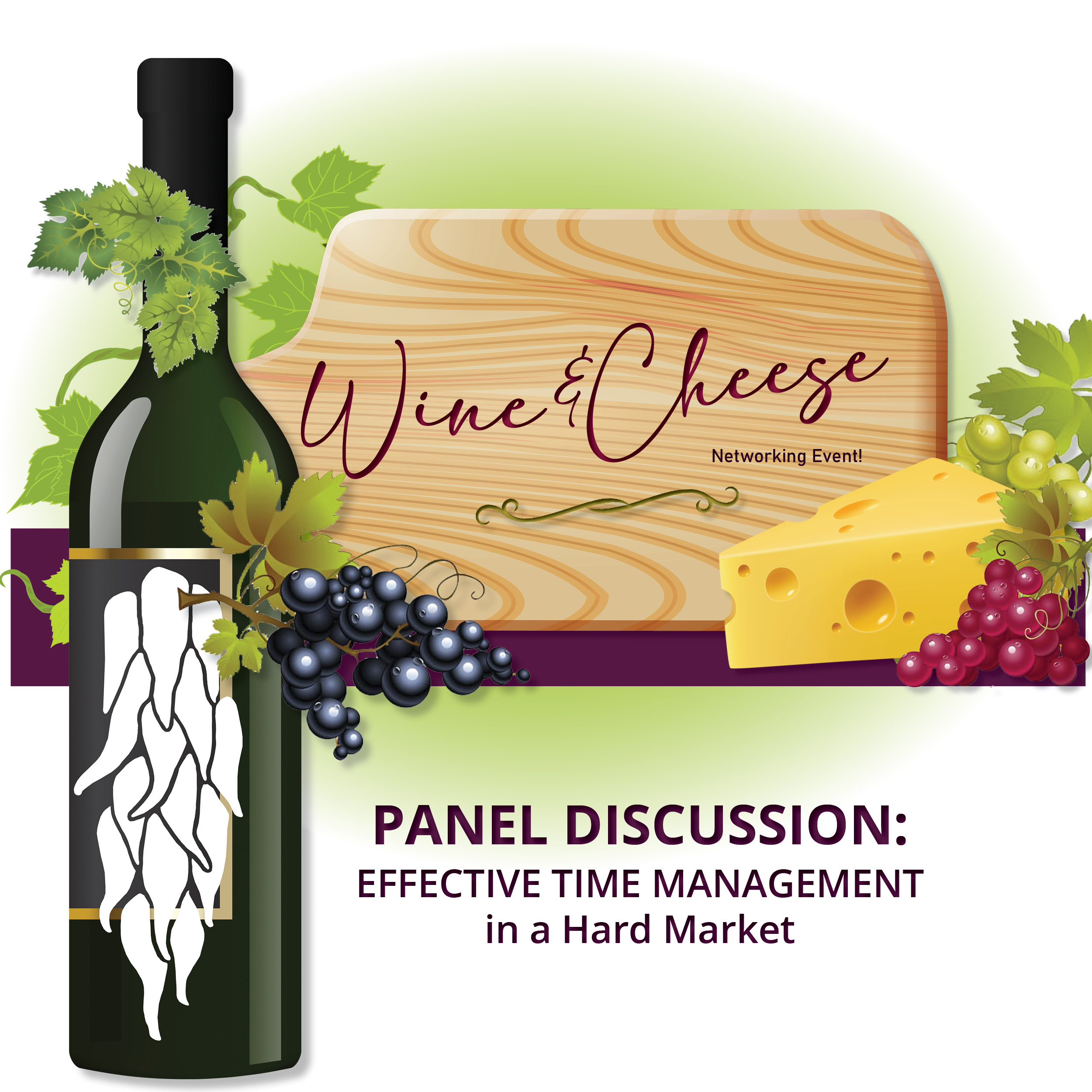 Wine and Cheese Invite - Square